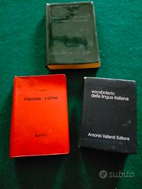 LOTTO DI TRE DIZIONARI TASCABILI ANNI 60 