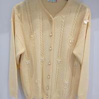 Maglione cardigan donna taglia L made Italy  
