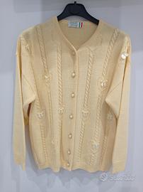 Maglione cardigan donna taglia L made Italy  