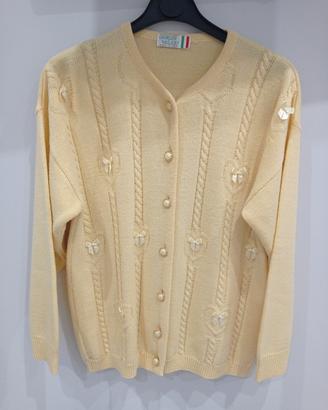 Maglione cardigan donna taglia L made Italy  