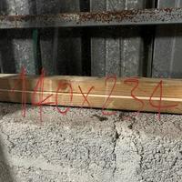 Balcone in legno a due ante Dim. 140 X H.234 cm