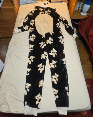 Tutone intero/Pigiama fullzip orsetto