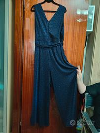Tuta donna curvy blu - taglia 3XL