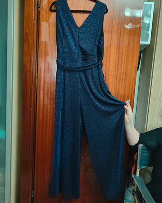 Tuta donna curvy blu - taglia 3XL