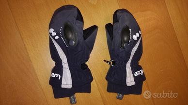 Guanti sci grigi bambino/a 4-8 anni mano 12-14cm