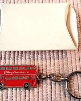 Portachiavi Royal Insurance bus Londra '90 NUOVO
