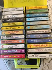 24  cassette  stereo anni 80 napoletane