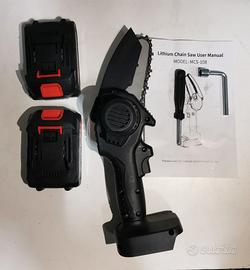 Sega elettrica a batteria +  batteria di scorta