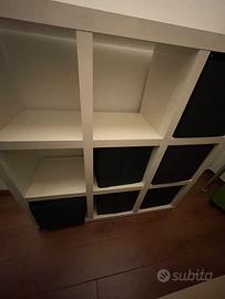 Libreria bianco lucida