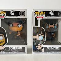Funko Pop Mortal Kombat Sub Zero / Scorpion