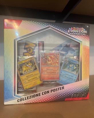 Collezione con poster evoluzioni prismatiche