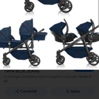 Passeggino gemellare brevi