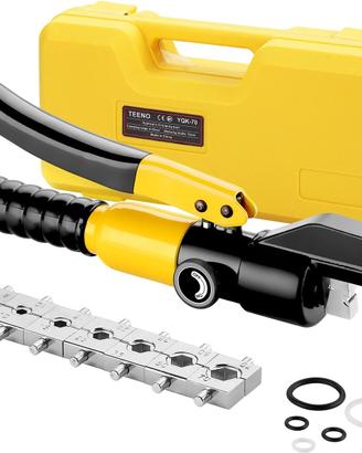 Pinza Idraulica Crimpare 10T con 9 paio inserti