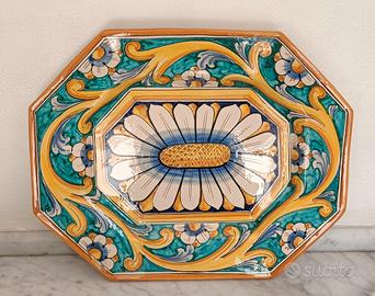 Piatto in ceramica di Caltagirone 