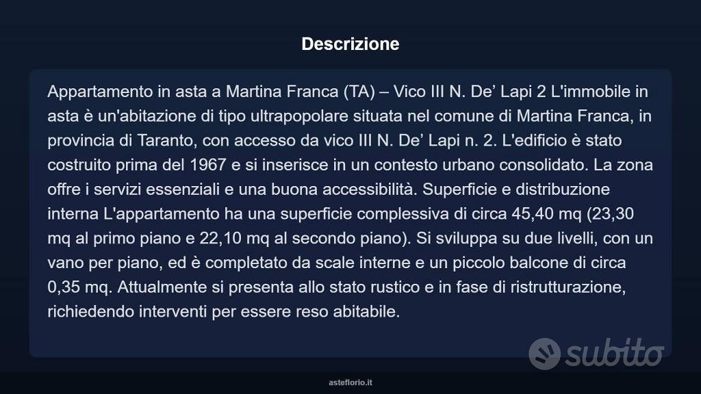Appartamento – Martina Franca, Taranto - Vista 3