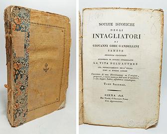 NOTIZIE STORICHE DEGLI INTAGLIATORI - 1808