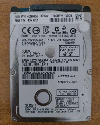 HDD Sata 2,5" Lenovo