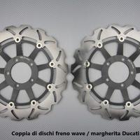 Coppia di dischi freno wave / margherita Ducati