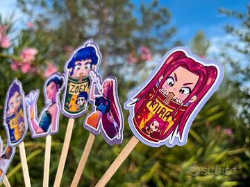 Piccoli cake topper Kpop Huntrix
