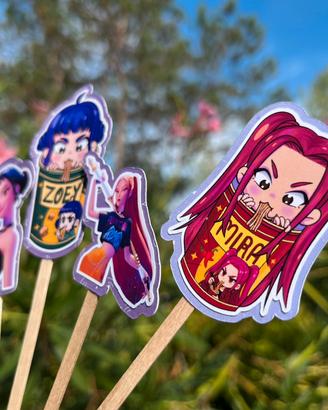 Piccoli cake topper Kpop Huntrix