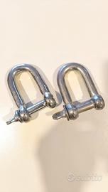 coppia di grilli a U (shackles) 