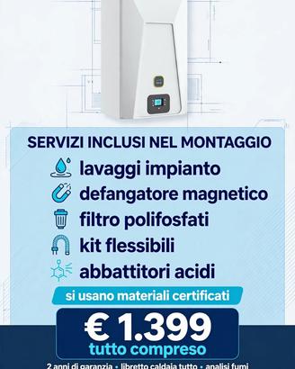 Caldaia a condensazione Savio 24Kw