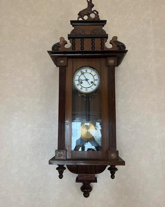 Antico orologio da parete a pendolo 
