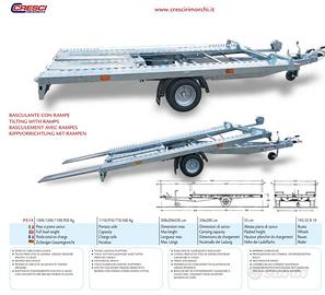 Rimorchio Cresci trasporto auto