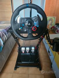 Struttura + Volante logitech G29 + Cambio 7 marce