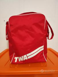 Borsa da viaggio vintage TWA Airlines anni 70