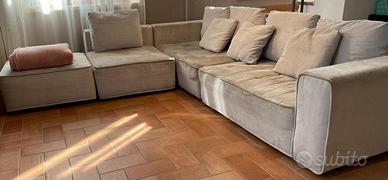 Divano chateau d'ax componibile alcantara