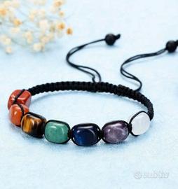 Bracciale  7 Chakra con pietre naturali