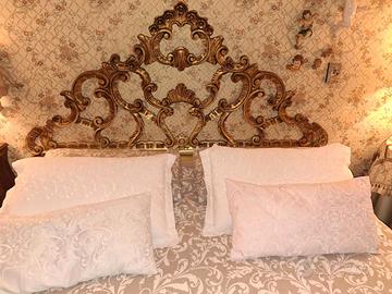 Spalliera in legno intagliato – Stile barocco