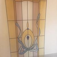 vetro decorato per porta
