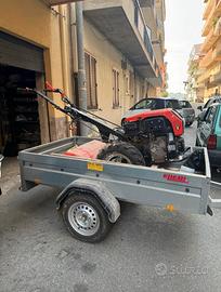 Motocoltivatore Goldoni 12 cv e carrello ellebbi