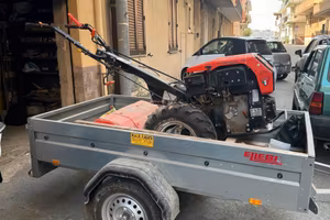 Motocoltivatore Goldoni 12 cv e carrello ellebbi