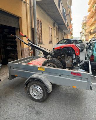 Motocoltivatore Goldoni 12 cv e carrello ellebbi