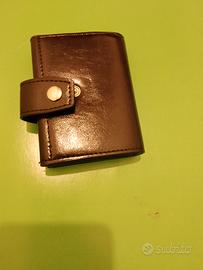 Porta tessere / Agenda tascabile in similpelle mar