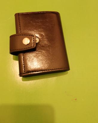 Porta tessere / Agenda tascabile in similpelle mar