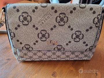 Borsa Coveri Collection Beige/Marrone