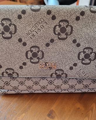 Borsa Coveri Collection Beige/Marrone
