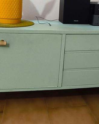 credenza bassa vintage mid century modern