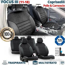 SET COPRISEDILI Per Ford Focus 3 SU MISURA Neri