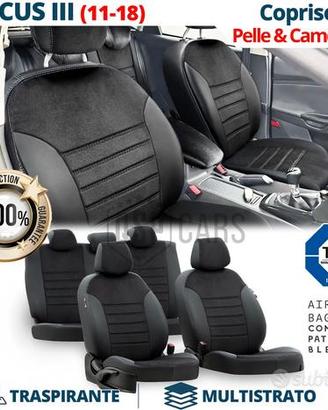 SET COPRISEDILI Per Ford Focus 3 SU MISURA Neri