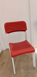 4 sedie impilabili 