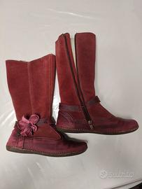 stivaletti El Naturista vera pelle bordeaux 