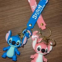 Portachiavi Stitch Rosa o Blu Nuovi
