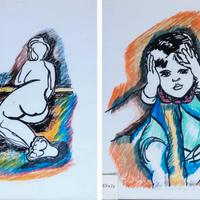 Nudo disteso e Ragazzo pensoso Pugliese anni 50