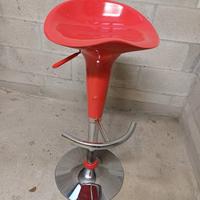 2 Sgabelli (Arancione/Rosso) Come Nuovi!