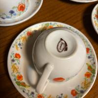 Set 4 tazzine Fiorucci porcellana